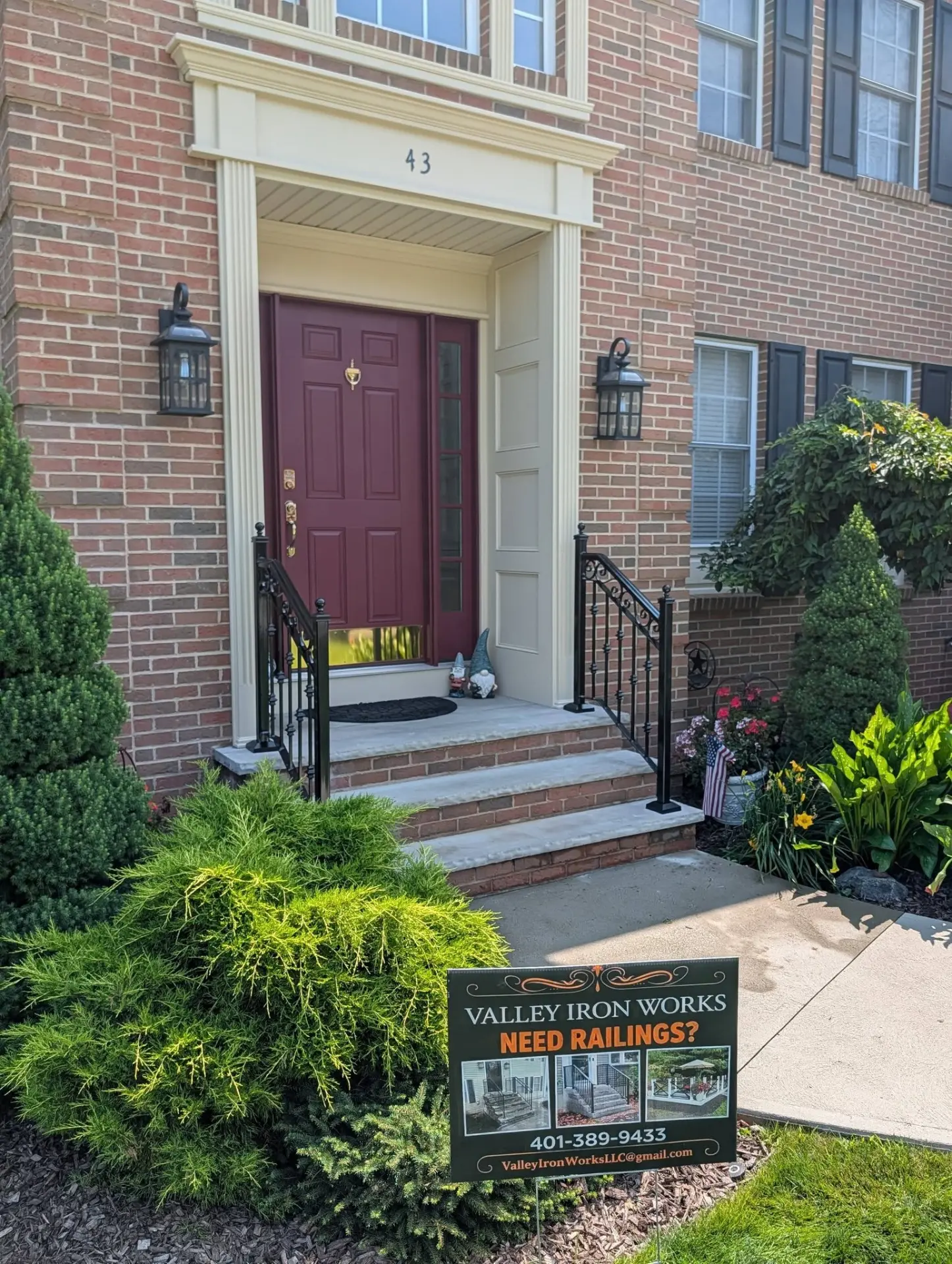 Ornamental Front Step Railings